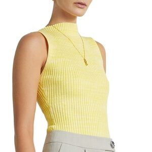 Anna Quan Lena Top in Limoncello Yellow Size S